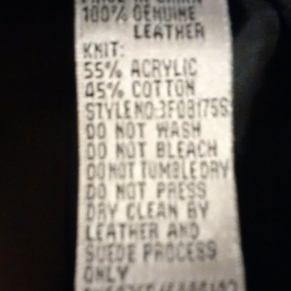 Gorgeous Suede, Leather and Real Fur Collar Sweater - Picture 9 of 10